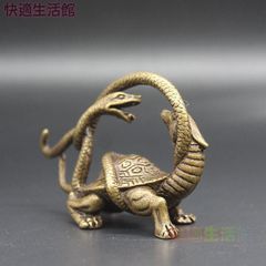 銅器 四神獣玄武 茶道茶寵 四方聖獣亀蛇 玄関 風水 置物 工芸品 - メルカリ