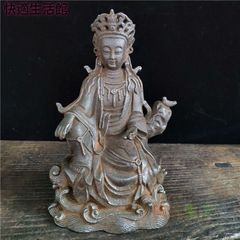 石像 石仏 紫竹自在観音 工芸品 美術品 風水 置物 - メルカリ