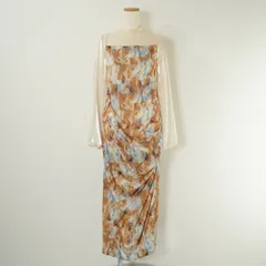 AMERI アメリ MOYA NUANCE DRESS モヤ ニュアンス ドレス ワンピース トップス セットアップ ロング 長袖のサムネイル