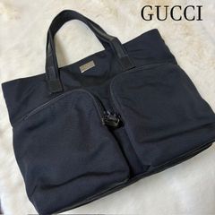極美品GUCCI グッチ トートバッグ ワンショルダー シェリーライン