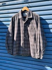 90s old stussy シャツ チェック 白タグ usa製 短丈 - メルカリ