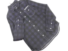 JACK BUNNY by PEARLY GATES ジャックバニー パーリーゲイツ ゴルフ 長袖 チェック ブラウス シャツ size1/紺ｘ黒 ◇■ レディースのサムネイル
