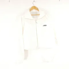 未使用 MERCURYDUO マーキュリーデュオ FILA別注 レース切替トラックジャケット F ポリエステル100％ レース ジップアップ レディース AM8813A23 のサムネイル