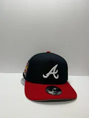 ニューエラ アトランタブレーブス 30thアニバーサリー 9fifty A-FRAME スナップバックキャップ ツートンカラー