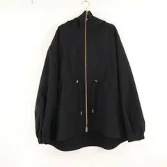 美品 Noble ノーブル 26011240500010 ハイツイストダブルクロスマウンテンパーカ 38 M～Lサイズ相当 ポリエステル100％ ショート丈 ドローコード アウター レディース AD1962 のサムネイル