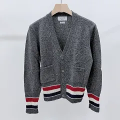 未使用/2 トム・ブラウン シェットランド 3本線 Classic カーディガン グレーのサムネイル