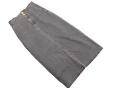 PROPORTION プロポーション ボディドレッシング ロング タイト デニムスカート sizeS/黒 ■■ レディースのサムネイル