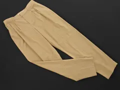 nano universe ナノユニバース テーパード パンツ size38/ベージュ ■■ レディース