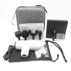 美品 MYTREX マイトレックス MT-RMXS21W REBIVE MINI XS マッサージガン & ハリ型アタッチメント 2点 BM13253