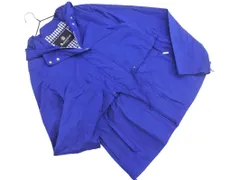 Aquascutum アクアスキュータム フード ドロスト ジャケット 紺 ■◇ レディースのサムネイル