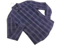 ARMANI EXCHANGE アルマーニエクスチェンジ チェック シャツ sizeS/濃紺 ■◇ メンズのサムネイル