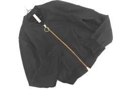 Q キュー ブルゾン ジャケット size2/黒 ■◇ レディースのサムネイル