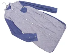 arnold palmer アーノルドパーマー 切替 ロング デニム シャツ size3/青 ■◇ レディースのサムネイル