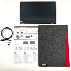 ThinkVision M14d モバイルモニター 保証27年7月付 - メルカリ