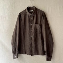 CONFECT ピンストライプ プルオーバーシャツ スモック 3 リネン混