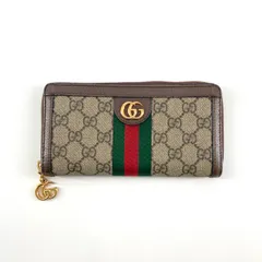 GUCCI（グッチ） オフィディアGG ジップアラウンド 523154 長財布 ブラウン