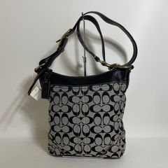 2605-212｜美品｜コーチ シグネチャー 2WAYバッグ ネイビー デニム 