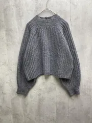 OPAQUE オペーク ワイドリブ ハイネック ニット セーター size38/M/グレー  ◇■レディースのサムネイル