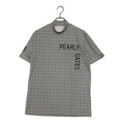 パーリーゲイツ] レディース 半袖 ハイネックシャツ アイリス小花柄