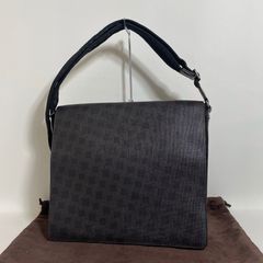 極美品 ダンヒル メッセンジャーバッグ ショルダー ビジネス レザー 濃