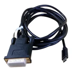 【中古】Type-C-DVI変換ケーブル（ブラック・3m） KC-ALCDVA30のサムネイル