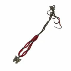 サード SAAD ネックレス アクセサリー ペンダント バタフライ ビーズ レザー Silver925 マルチカラー ■GY18 /MQのサムネイル