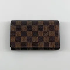 LOUIS VUITTON（ルイ・ヴィトン）　ダミエ　ポルトフォイユトレゾール　N61736　二つ折り財布　ブラウン