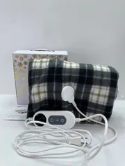 電気毛布 掛け敷き兼用 12Ｈタイマー付き 電気敷毛布 ひざ掛け 10段階温度 140×80cm 日本製ヒーター採用 省エネ 電磁波カット ダニ退治 肩掛け でんきもうふ 洗えるのサムネイル