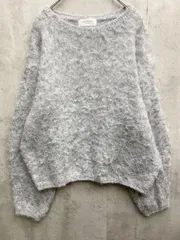 OPAQUE オペーク 637-17088 起毛シャギーニット ニット セーター size38/M/グレー ◆■レディースのサムネイル