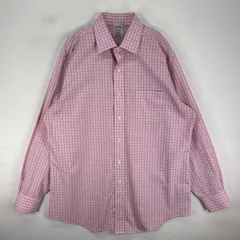 古着 ブルックスブラザーズ Brooks Brothers 長袖シャツ 胸ポケ L  ピンク系 チェック メンズのサムネイル
