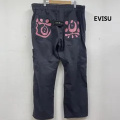 エヴィス 道楽 バックポケット プリント コットン カーゴ ワーク パンツ メンズ M ISItems【USED】【古着】【中古】50160025のサムネイル