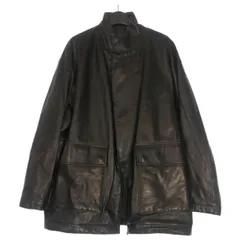 イサムカタヤマバックラッシュ ISAMU KATAYAMA BACKLASH JPステア ダウンシート レザー ジャケット ブルゾン 長袖 L ブラック 黒 2125-03のサムネイル