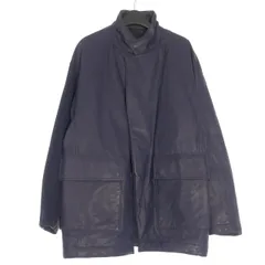イサムカタヤマバックラッシュ ISAMU KATAYAMA BACKLASH JPステア ダウンシート レザー ジャケット ブルゾン 長袖 L ネイビー 紺 2125-03のサムネイル