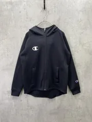 Champion チャンピオン キッズ ミニジップアップ パーカー size140/黒 ◇■レディース