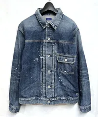 DENIM BY VANQUISH & FRAGMENT｜デニムバイヴァンキッシュ フラグメント ヴィンテージ ペイント デニム トラッカージャケット Gジャンのサムネイル