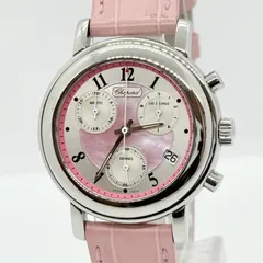 Chopard ショパール ミッレミリア エルトン・ジョン ピンクシェル×シルバー文字盤 1156812 12/8900/11 QZ レディース 腕時計 稼働品のサムネイル