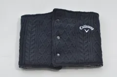 中古 キャロウェイ Callaway ネックウォーマー   紺 ネイビー  ニット　 防寒　
