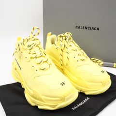 未使用保管 バレンシアガ トリプルS スニーカー イエロー レディース 