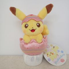 포켓몬 센터 봉제 인형 Happy Easter Basket 다마고코코 피카츄 종이 태그 첨부