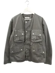ノンネイティブ nonnative 25AW RIDER JACKET COTTON DRILL PIGMENT DYE WITH WINDSTOPPER NN-J4712 ライダージャケット 1 グレー アウターのサムネイル
