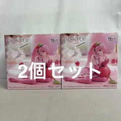 未開封 初音ミク Desktop Cute 桜ミク さくらんぼクッション フィギュア 2個セット SF5F28 c107