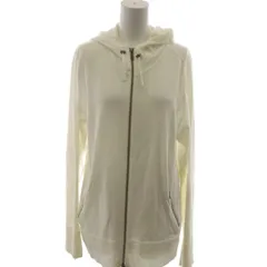 ランバンオンブルー LANVIN en Bleu ニット ジップアップパーカー 50 白 ホワイト /LPのサムネイル