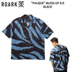 ROARK ロアーク PULQUE BLESS UP 半袖 開襟シャツ 総柄 速乾 メンズのサムネイル
