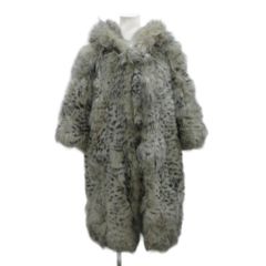 美品】LE CIEL BLEU ルシェルブルー ファーコート ライトブルー - メルカリ