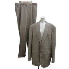 美品✨Brioni ブリオーニ 裏地総柄 ダブルセットアップ 52 XL - メルカリ