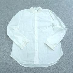 アーバンリサーチ 長袖 ブラウス ピンタック 無地 パール シャツ | Mercari