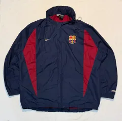 *レア* NIKE 02-03 バルセロナ ウィンドブレーカー ネイビー