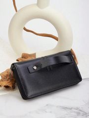Men's Handbag, Printed Fashion Large Capacity Clutch, Simple Casual Vintage Long Wallet, Portable Lightweight Mobile Phone Wallet, Men's Wallet, Women's Wallet