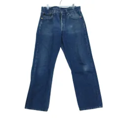Levi's リーバイス パンツ 刻印 USA製 90s Levi's 501 ヴィンテージ ダメージ デニム ジーンズ 米国 インディゴ W32 L32【L】 メンズ 【中古】