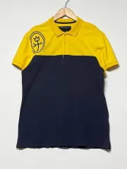 カステルバジャック カラーTシャツ イェロー/ネイビーのサムネイル